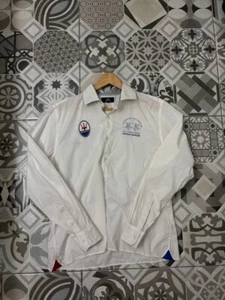 La Martina Maserati Big Logo Shirt Men Official White Size XL - Picture 1 of 15