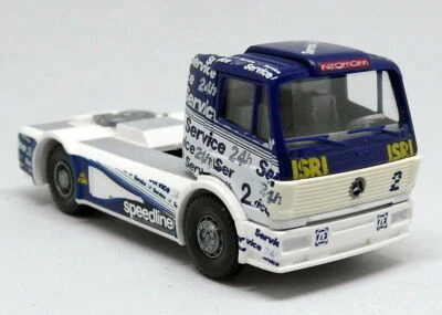 Wiking 1/87 HO Scale 44101 Mercedes Racing Truck 24h Tiny Plastic Model Truck - Photo 1/3