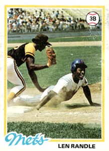 1978 Topps #544 Len Randle very good