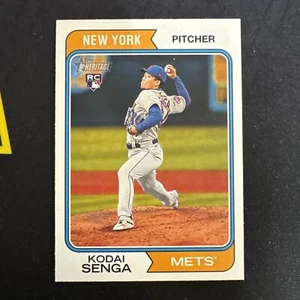 2023 Topps Heritage High Number - #622 Kodai Senga (RC) NY Mets - Picture 1 of 2