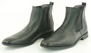 Express Chelsea Men's Black Boots - Size 12 - 55285 - New - Picture 1 of 10
