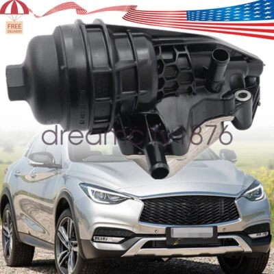 Carcasa de filtro de aceite de motor Infiniti nueva apta para QX30 15200-HG00C 2017-2019 Foto 1 de 4