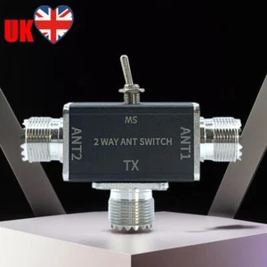 2 Way CB/HAM Antenna Coax Switches 100W 0-50MHz w/ OFF/Ground Protection(SO239) - Afbeelding 1 van 10