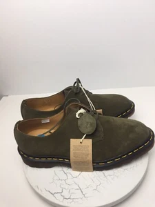 Dr Martens Doc England MIE 101 Desert Oasis Suede Army Green Boots UK 9 US 10 - Picture 1 of 7