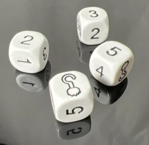LEGO - Orient Expedition DICE 6 - Sided with Hook Vintage [3 available] - Picture 1 of 7