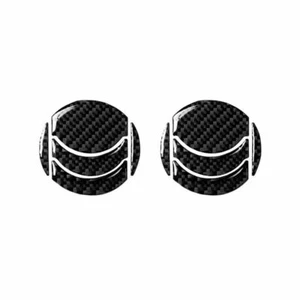 Carbon Fiber Car Air Conditioner Vent Exhaust Sticker Cover For Nissan 370Z Z34 - Picture 1 of 7