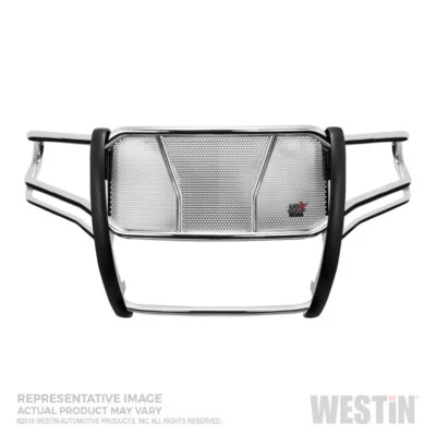 Westin 57-3970 Polished Stainless Steel HDX Grille Guard for 2019-2020 Ram 1500 Foto 1 de 4
