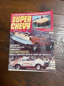  Vintage SUPER CHEVY Magazines - Spring 1973 Corvette 454, 200 mph Camaro  (a5)