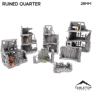 Cuarto en ruinas - ruinas de fantasía - terreno de mesa de fantasía - Imagen 1 de 8