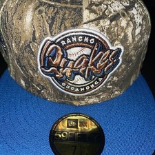 7 1/2 rancho cucamonga quakes real tree/azure blue 2015 All Star Game Grey UV