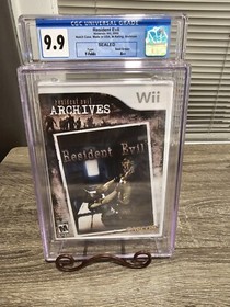 2009 Nintendo Wii Resident Evil Archives RE One Graded CGC 9.9 Sealed A++ Y-Fold