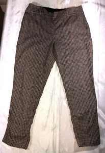 Talbots Pants Plaid Chatham 99% Wool Lined Side Zipper Size 8 - Picture 1 of 11