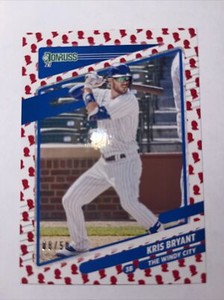 KRIS BRYANT 2021 Panini Donruss Presidential Collection #/50 CUBS #161