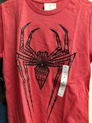 Camiseta roja manga corta Spider-Man para niños Marvel Camiseta Spider-Man M(8) Foto 1 de 2