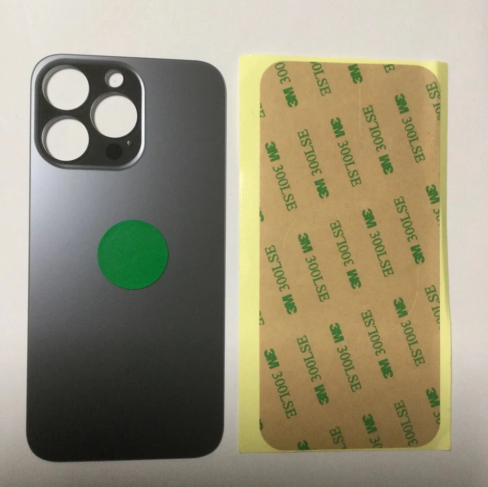 Back vetro Scocca Posteriore Per iPhone 13 Pro Max Nero Grigio Siderale foro BIG