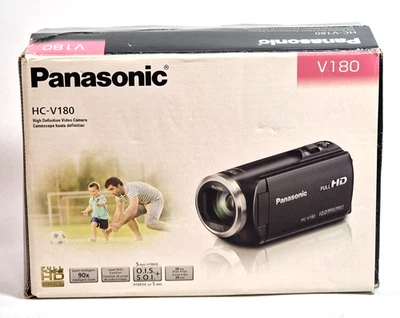 📹 Panasonic HC-V180EG-K Full HD Camcorder Neu & OVP geöffnet – Zoom 90x HDMI 📹 - Bild 1 von 4