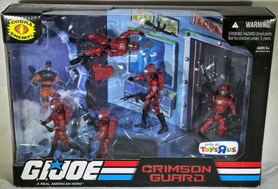 COBRA CRIMSON GUARD Pacote com 5 Brinquedos R Us Exclusivos — GI Joe 25º Aniversário 3,75 polegadas - Imagem 1 de 4