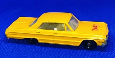 Vintage Matchbox Chevrolet Impala Taxi No. 20 Yellow Lesney 1960's - Image 1 of 4