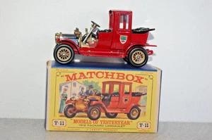 MATCHBOX MODELS OF YESTERYEAR Y-11 - 1912 PACKARD LANDAULET - Picture 1 of 13