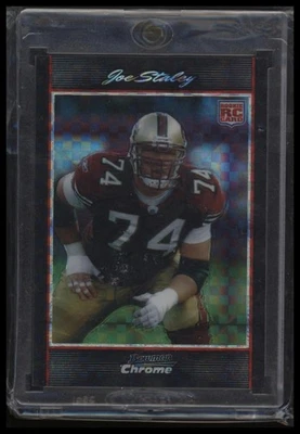 2007 Bowman Chrome #BC42 Joe Staley Xfractors #/275 - Imagem 1 de 2