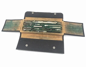 Vintage German Drafting Compass Set B-48 Drawing Tools Kit Germany Architecture - Picture 1 of 13