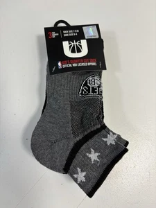 New Jersey Nets NBA (3) PAIRS Youth Quarter CUT-SHOE SIZE 9-4-Sock Size 7-9 M - Picture 1 of 6
