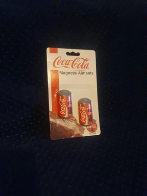 Coca Cola Magnets Cans Sealed Vintage  - image 1 of 4