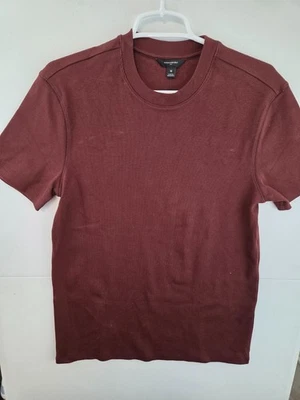 Camisa acanalada Banana Republic para hombre mediana Redwood Canopy SS cuello redondo nueva con etiquetas $40 593152 Foto 1 de 3