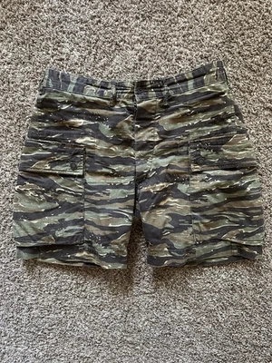 Shorts utilitário militar camuflado masculino RRL duplo RL Ralph Lauren carga tamanho 31 - Imagem 1 de 4