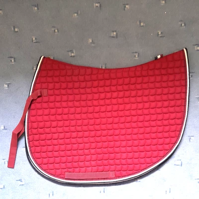 ESKADRON Satteldecke Schabracke (?) weinrot Pferd Sattel Vielseitigkeit - Bild 1 von 4