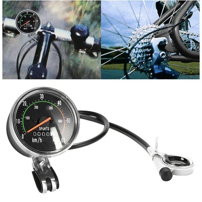 Speedometer Analog Waterproof Bike Odometer Stopwatch Digital Rate For - Image 1 of 4