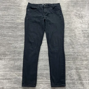 Pantalones de mezclilla Express para mujer talla 6S elásticos tiro medio lavado oscuro negro - Imagen 1 de 10