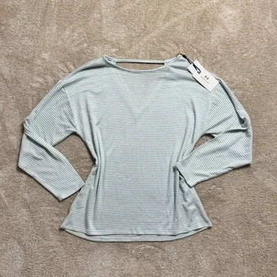 Halston Pin Stripe Long Sleeve - Image 1 of 4