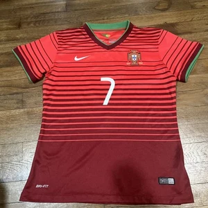 Nike Portugal Soccer Jersey Women’s Ronaldo Medium Authentic 578409 - Picture 1 of 9