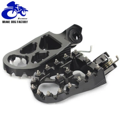 Para Suzuki CNC estriberas de aluminio RMZ250 RMZ450 2010-23 2024 estriberas reposapiés Foto 1 de 4