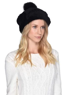 Sombrero de piel de oveja resistente al agua con solapa UGG 297230 negro talla única Foto 1 de 3