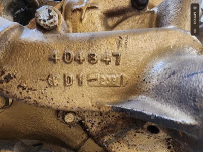 Bomba de agua GM Oldsmobile F-85 1970 original, Cutlass, 442, W-30 y W-31 #404847 Foto 1 de 4