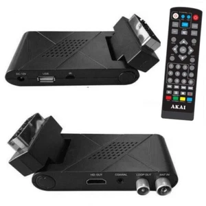 AKAI | DECODER MINI STICK DIGITALE TERRESTRE DVB-T2 SCART HDMI USB FULL HD H265 - Afbeelding 1 van 1