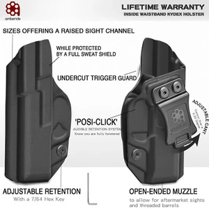 Amberide Inside Waistband (IWB) Holster for Taurus - Picture 1 of 6