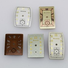 Bulova Zifferblätter für cal. 7AK +Varianten Curved Art Deco 1930 1940 