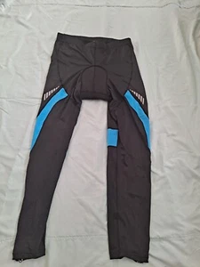 NEW NWT Mens Sz Lg Black Bike Cycling Padded Quick Dry Tights Pants ZITY - Picture 1 of 5