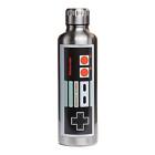 Paladone NES 500ml Stainless Steel Metal Water Bottle, Silver (US IMPORT)