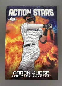 2023 Topps Chrome Update Aaron Judge Action Stars #ASC-15 New York Yankees - Picture 1 of 2
