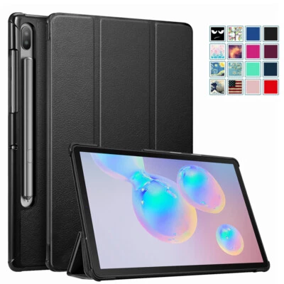 For Samsung Galaxy Tab S6 10.5 inch SM-T860 2019 Case Stand Cover Sleep / Wake - Image 1 of 4