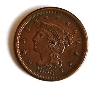 MUY ESPECIAL!!! Centavo grande 1856 EE. UU. CH BU J027 - Imagen 1 de 4