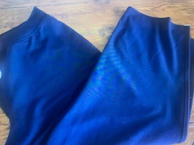 Kim & Co trousers navy blue size 3XL Ponte Crepe wide 27inch  leg petite - Image 1 of 4