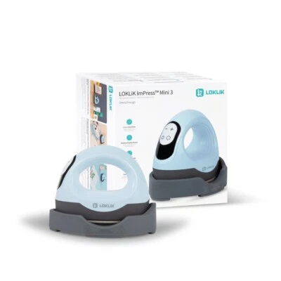 LOKLiK ImPress™ Mini 3 Azzurro Bolle - termopressa digital portatile ibrida - Immagine 1 di 4