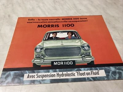 Morris 1100 British Motore Catalogo Prospetto Opuscolo Pubblicità Auto Vintage - Immagine 1 di 4