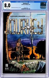 Journey #2 CGC 8.0 (May 1983, Aardvark-Vanaheim) William Messner-Loebs Story/Art - Picture 1 of 2