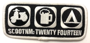 Scootnm: Twenty Fourteen Scooter Club Patch- New Mexico 3.5" - Picture 1 of 2